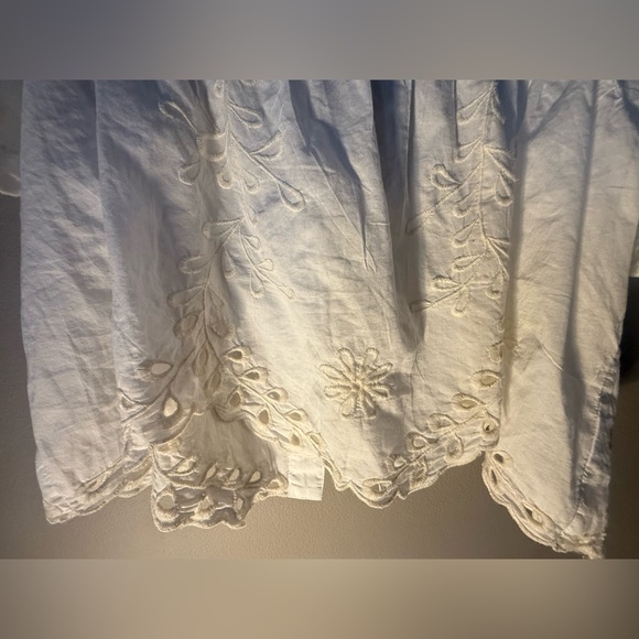 NWT AE Tie Back Eyelet Crop Top - women’s large - Picture 8 of 14